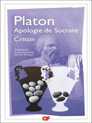 cover image of Apologie de Socrate--Criton